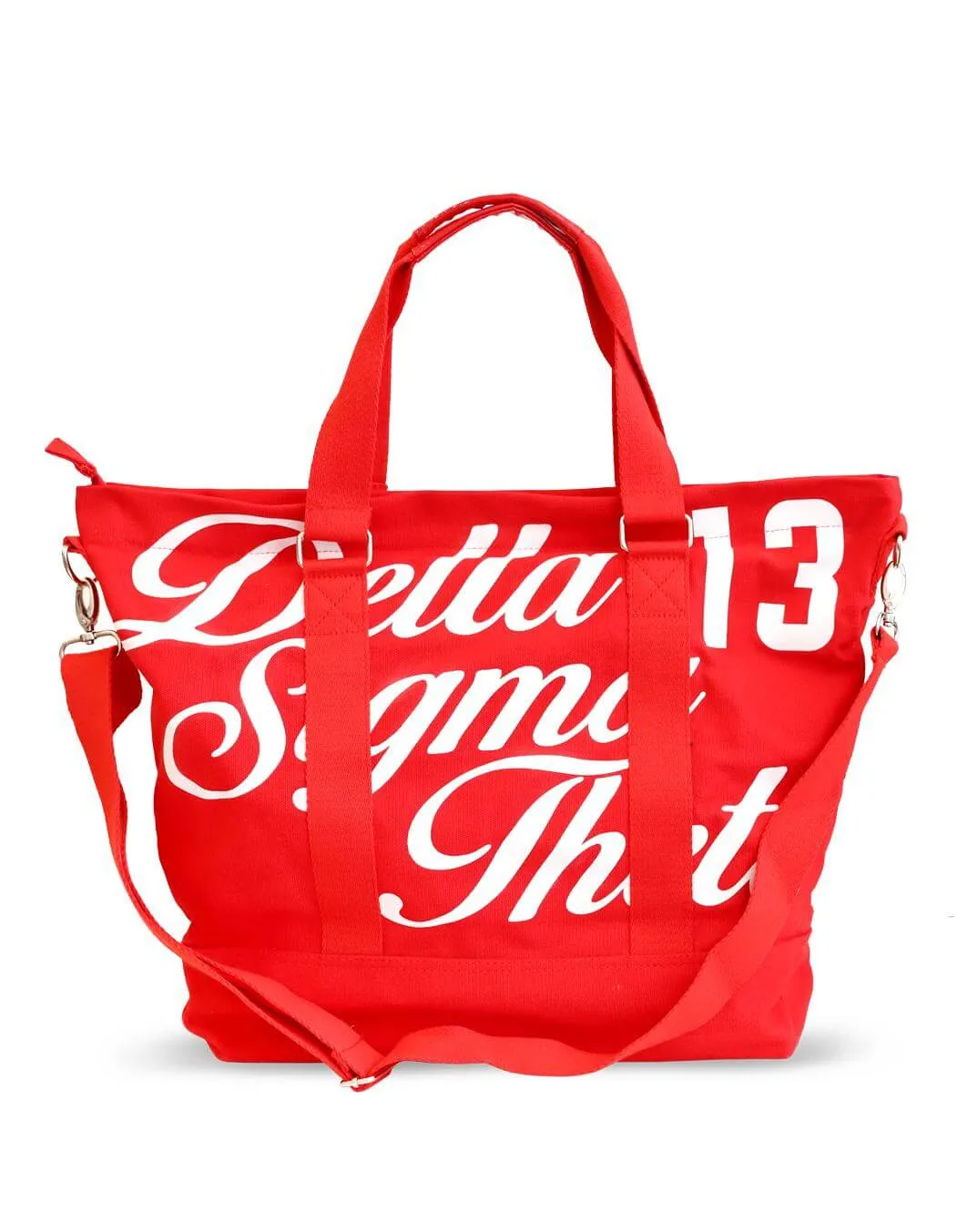 Large Canvas Tote Bag - Delta Sigma Theta