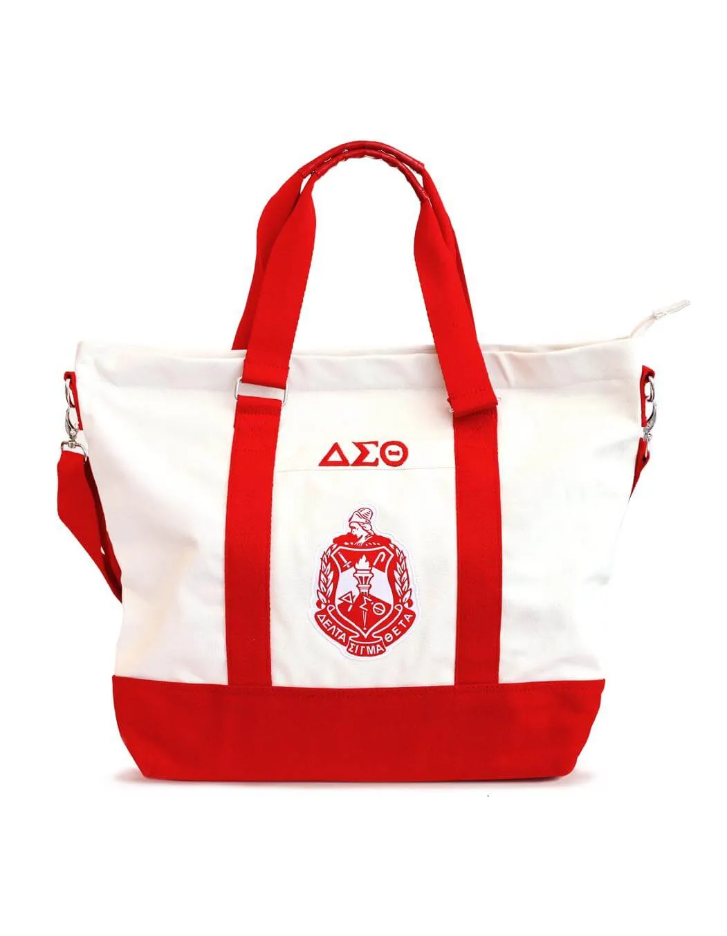 Large Canvas Tote Bag - Delta Sigma Theta