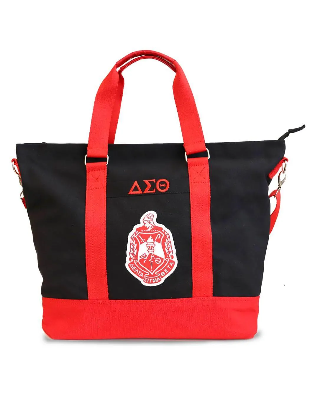 Large Canvas Tote Bag - Delta Sigma Theta