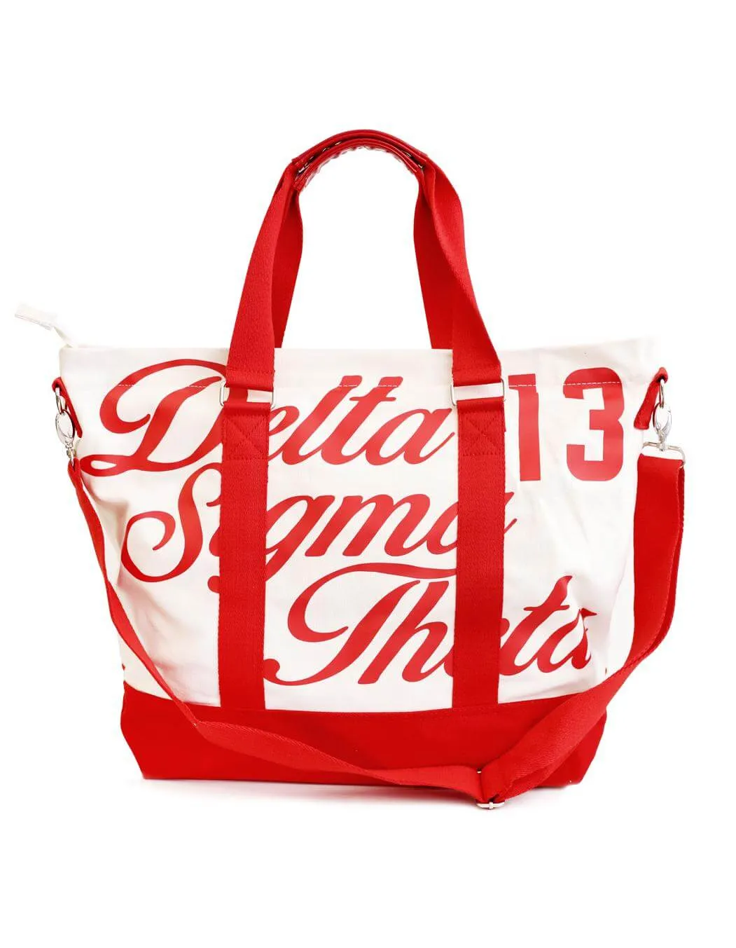 Large Canvas Tote Bag - Delta Sigma Theta