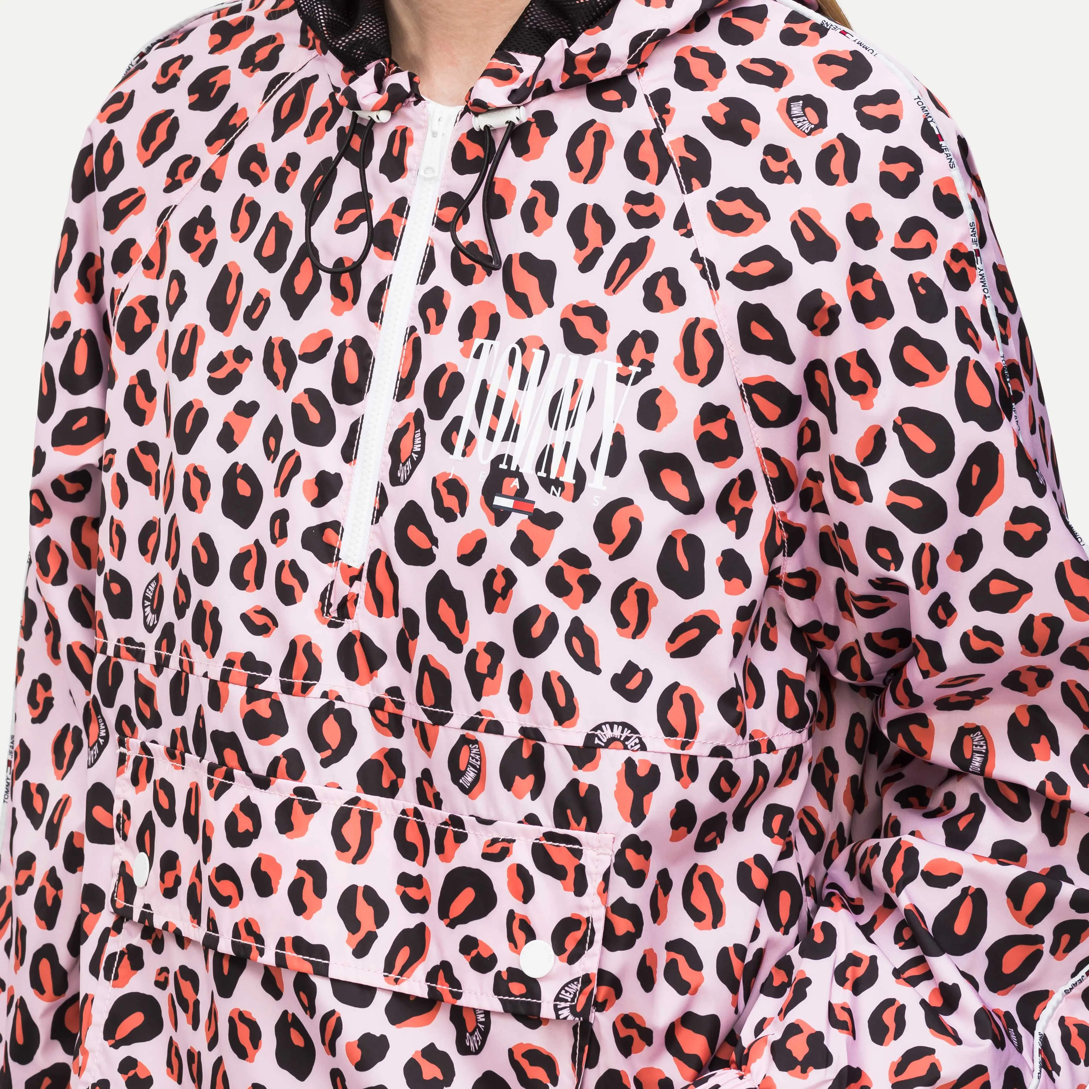 Leopard Print Sporty Popover | Sweatshirts & Hoodies | Tommy Hilfiger