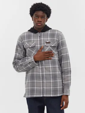 Manning Hooded Zip-Up Flannel Shirt