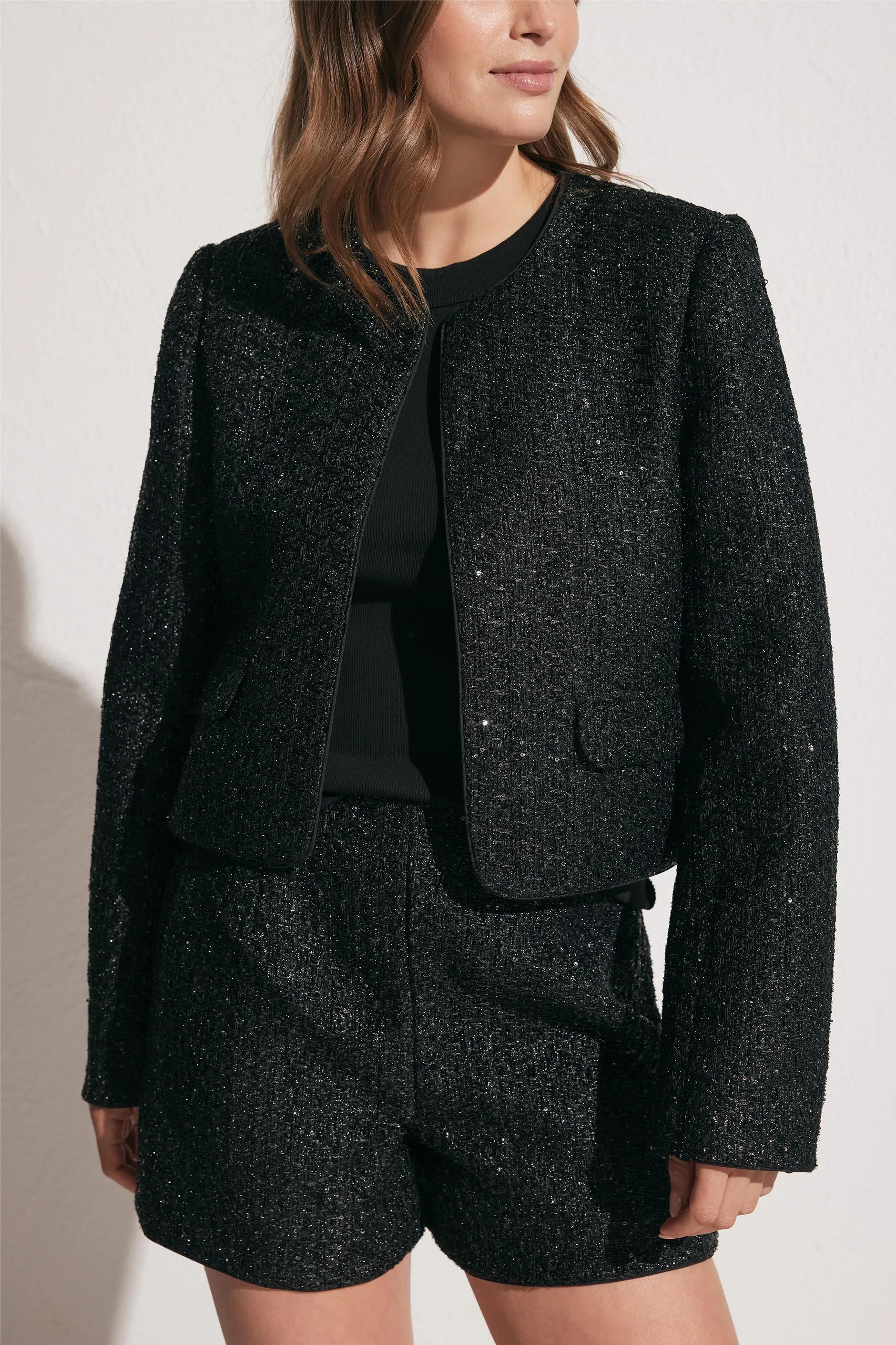 Maria Boucle Sequin Jacket