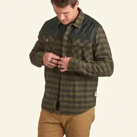 Men's Howler Bros | Quintana Quilted Flannel | Cody Check Antique Black