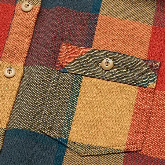 Men's Howler Bros | Rodanthe Blanket Flannel | Riddle Plaid Northwoods