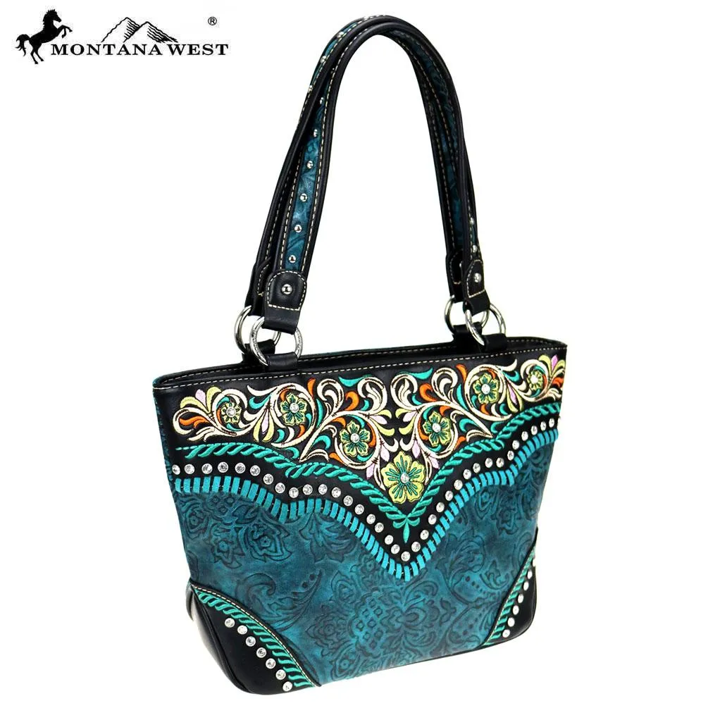 Montana West Embroidered Tote