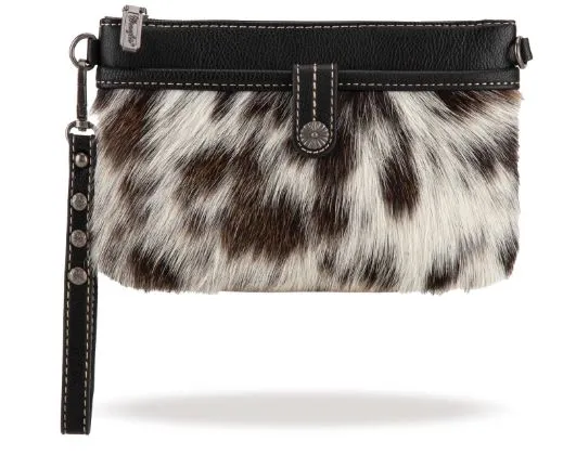 Montana West Wrangler Hair-On Cowhide Collection Crossbody