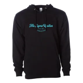 #Mu Sigma Upsilon Hoodie, Elegant Print Design