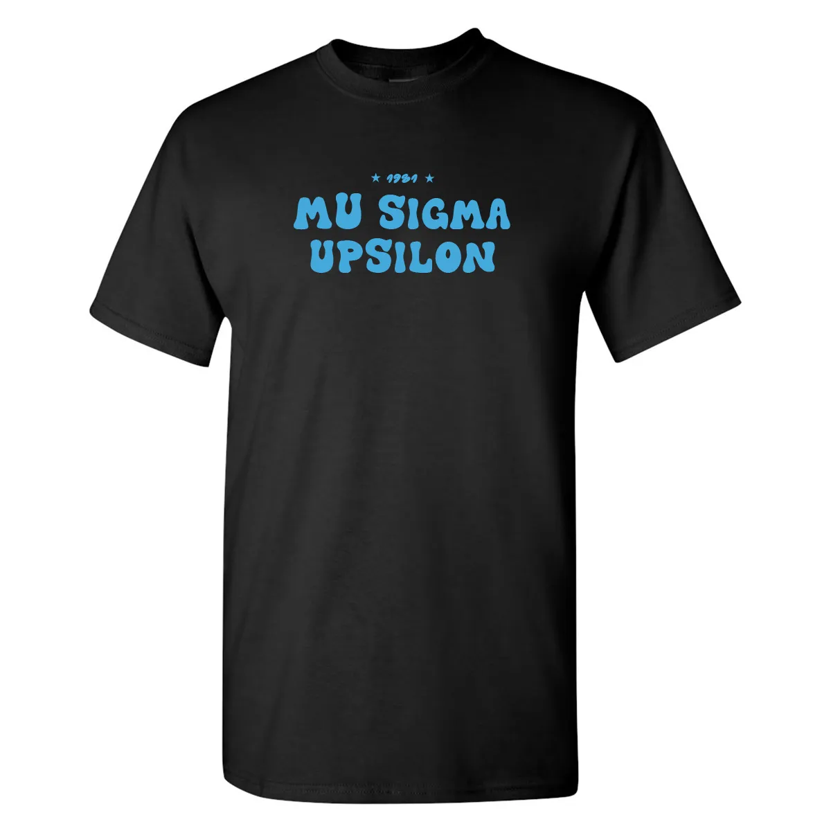 #Mu Sigma Upsilon T-Shirt, Bubble Print Design