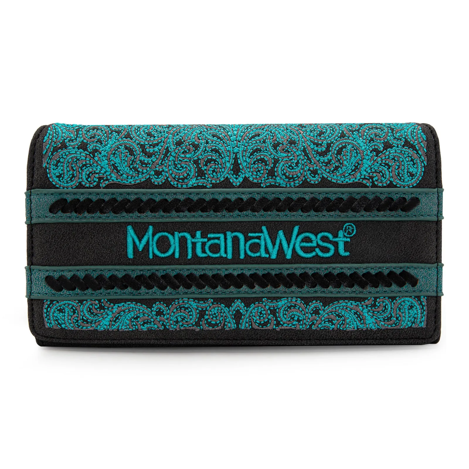 MW1279-W010 Montana West Embroidered Collection Wallet