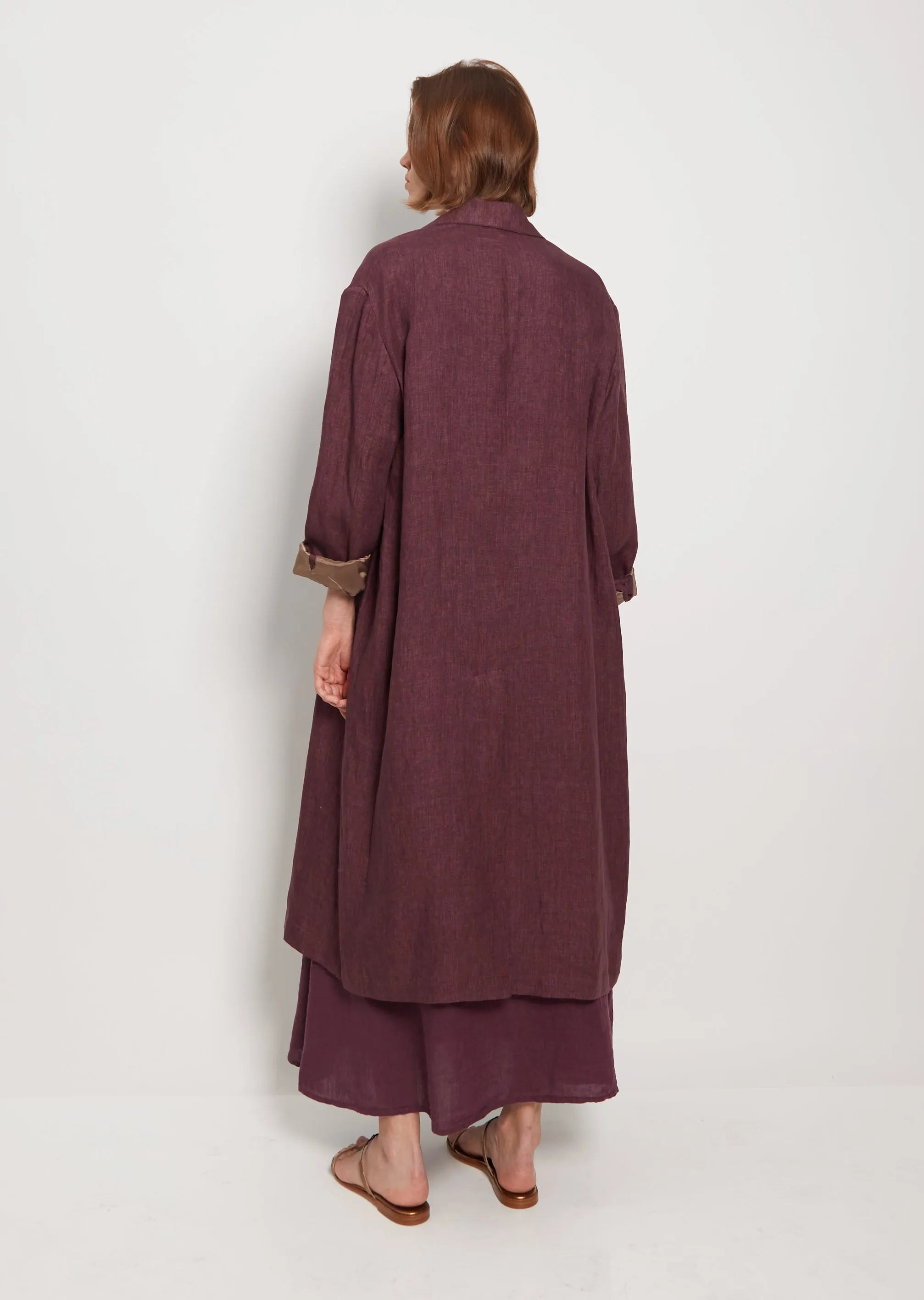 Natalie Linen Coat