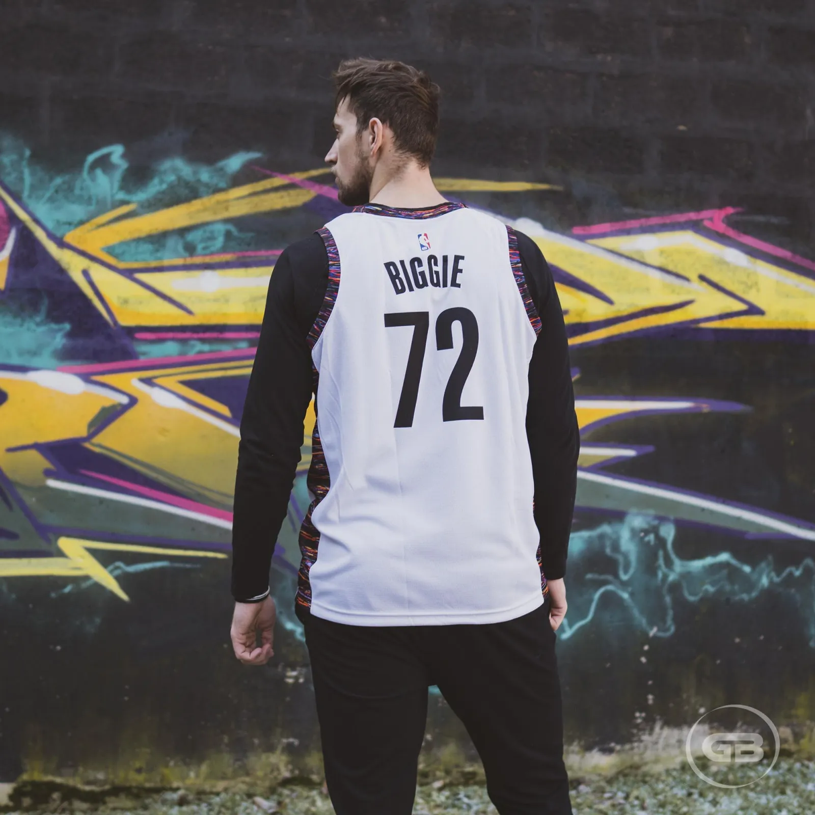 Nike NBA Biggie Brooklyn Nets City Edition Jersey ''White''