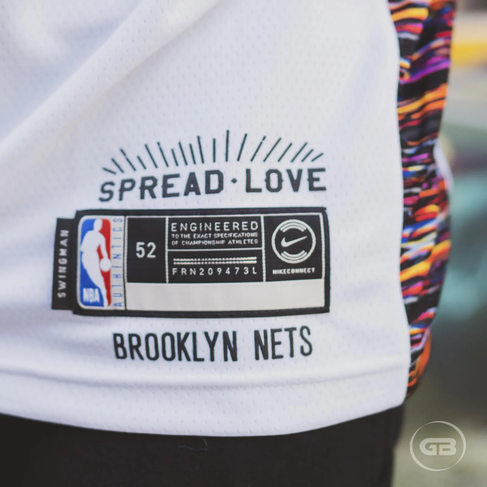 Nike NBA Biggie Brooklyn Nets City Edition Jersey ''White''