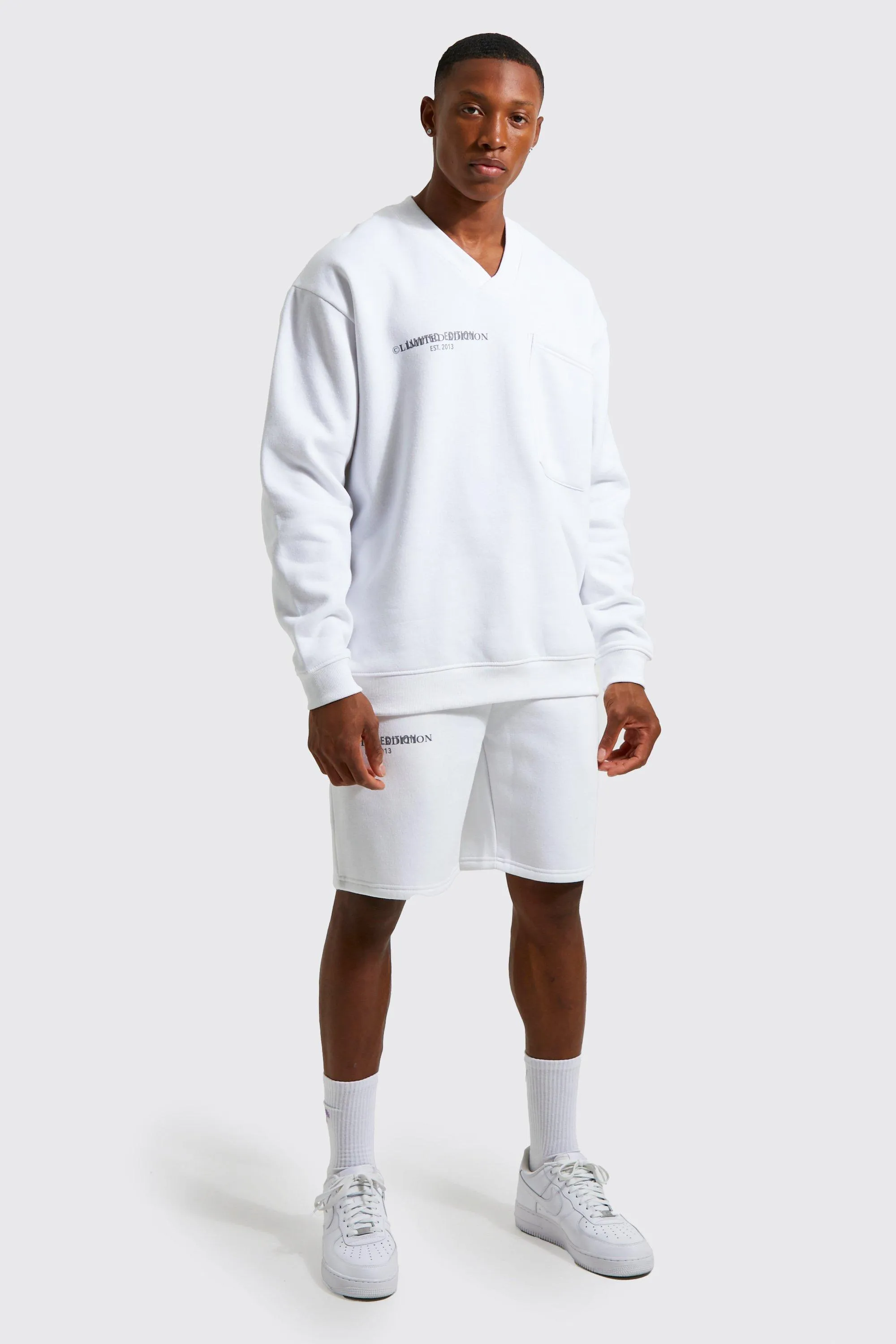 Oversized Limited Sweater Short Tracksuit