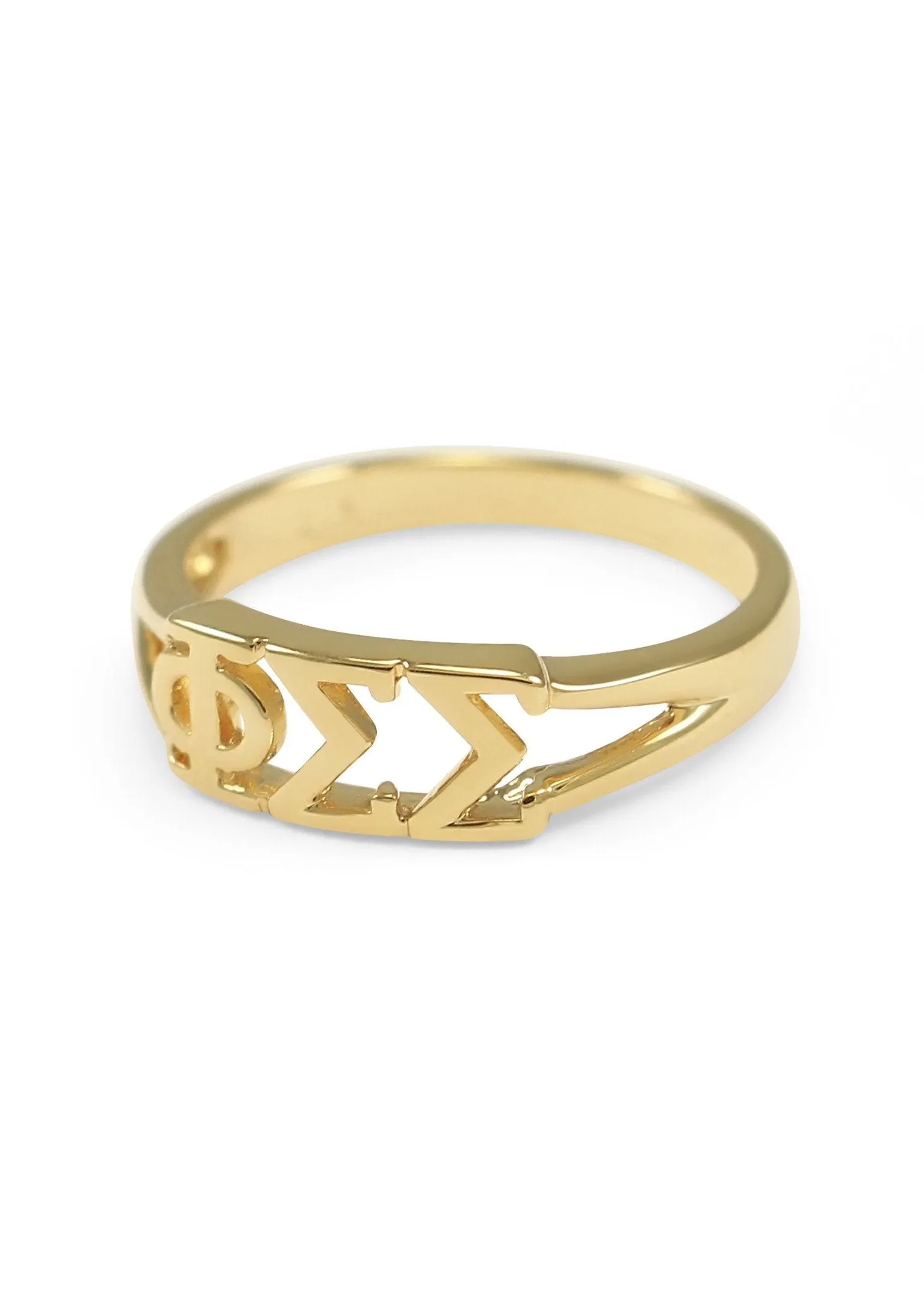 Phi Sigma Sigma Sunshine Gold Ring