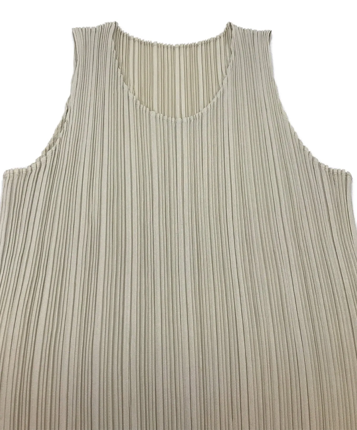 [Pre-owned] PLEATS PLEASE Pleated blouse Sleeveless blouse Blouse PP01-JK501