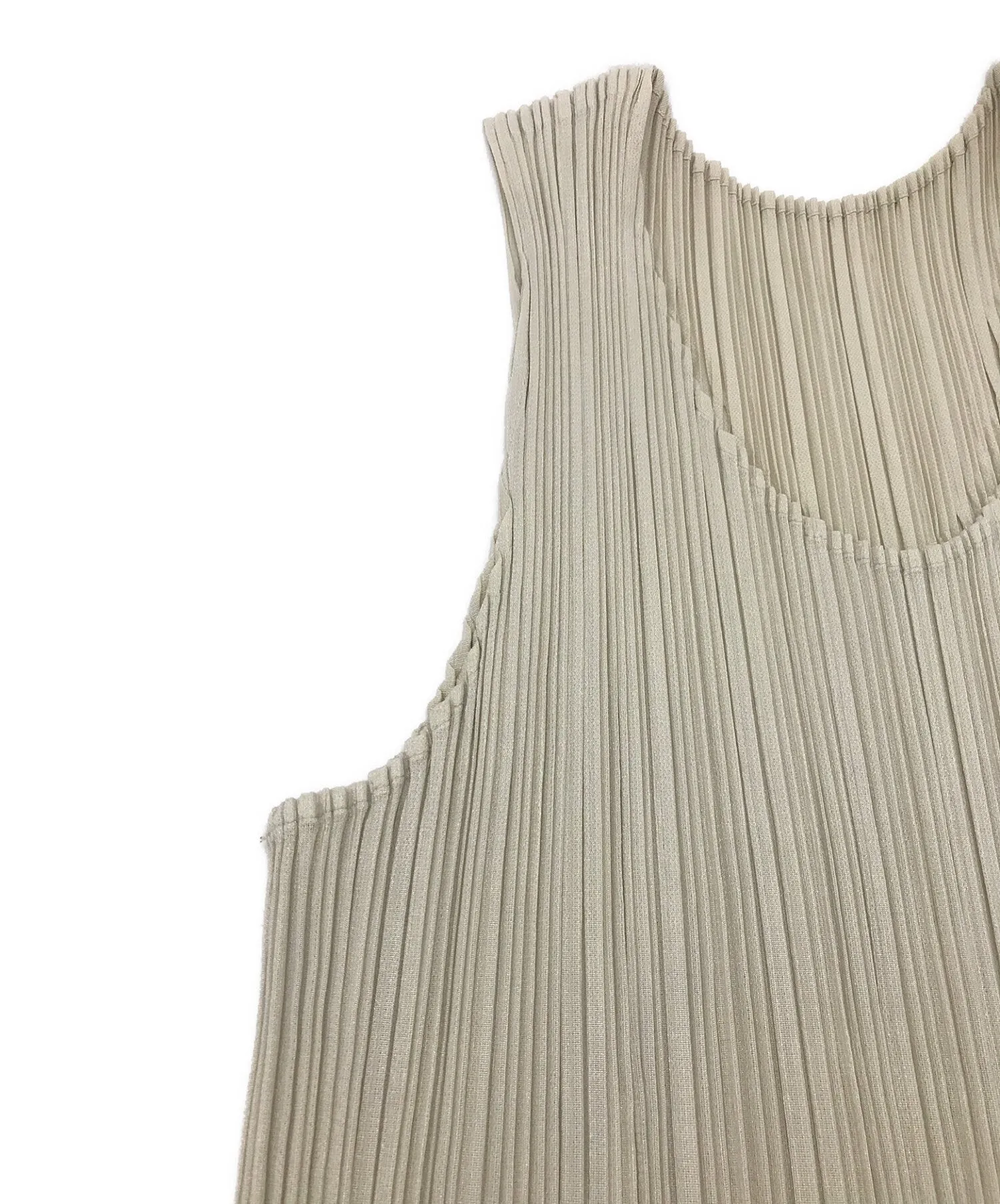 [Pre-owned] PLEATS PLEASE Pleated blouse Sleeveless blouse Blouse PP01-JK501