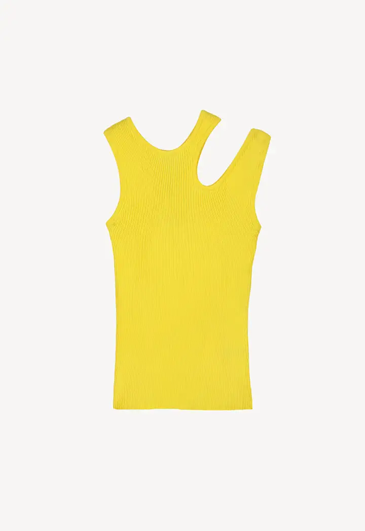 Ribbed Sleeveless Top