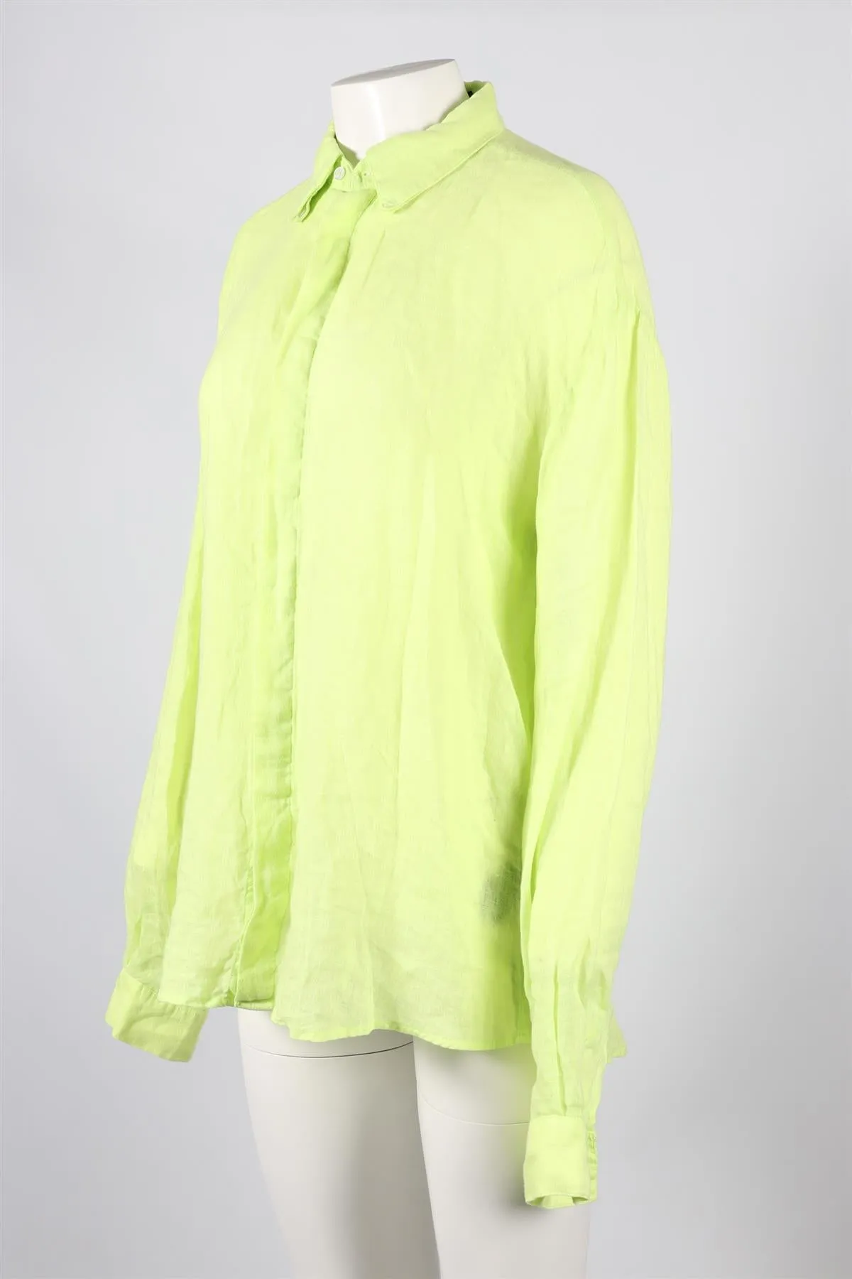 RTA YELLOW LINEN SHIRT XSMALL