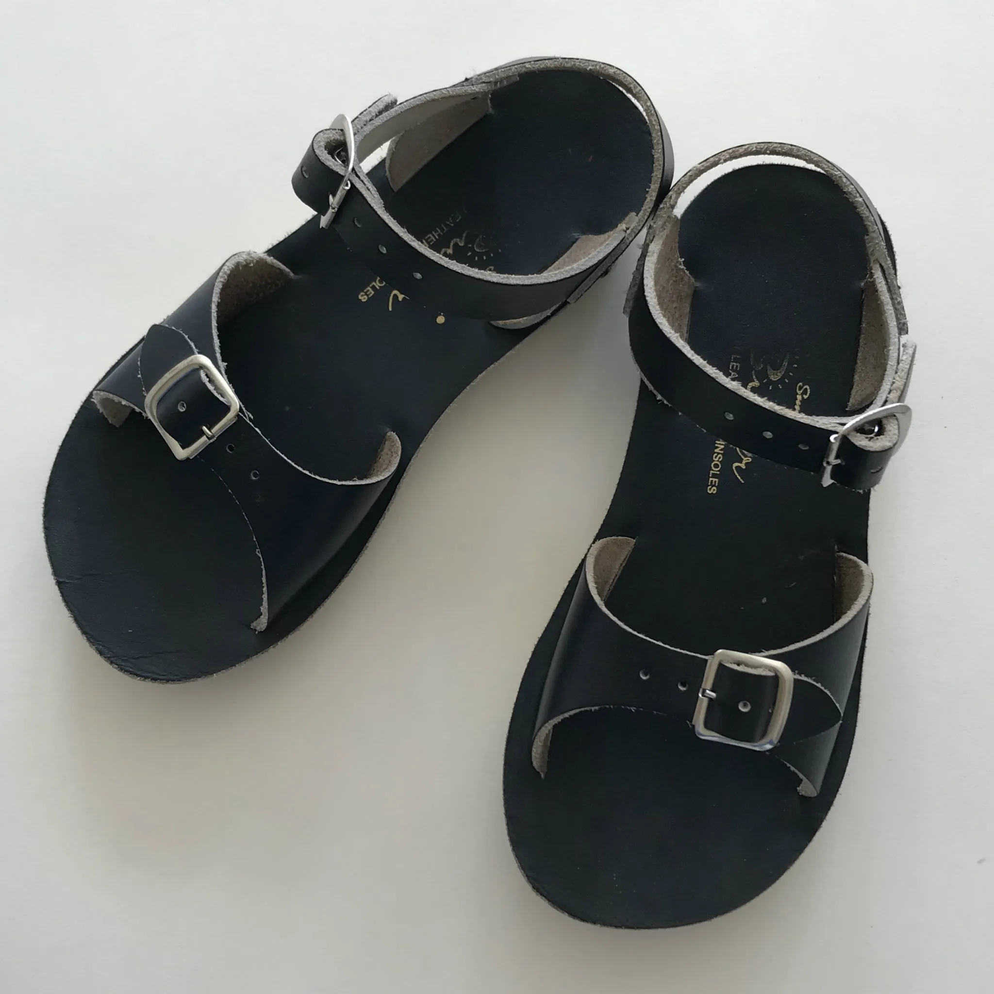 Saltwater Sun-San Navy Surfer Sandals: Size EU 30-31 (13)