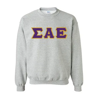 Sigma Alpha Epsilon Standards Crewneck Sweatshirt - G180 - TWILL