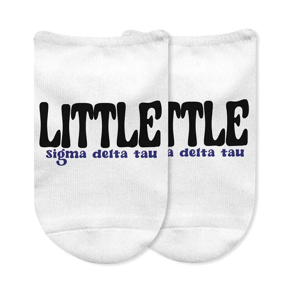 Sigma Delta Tau No Show Socks for Bigs and Littles