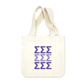 Sigma Sigma Sigma Sorority Greek Letters Mini Tote Gift Bag