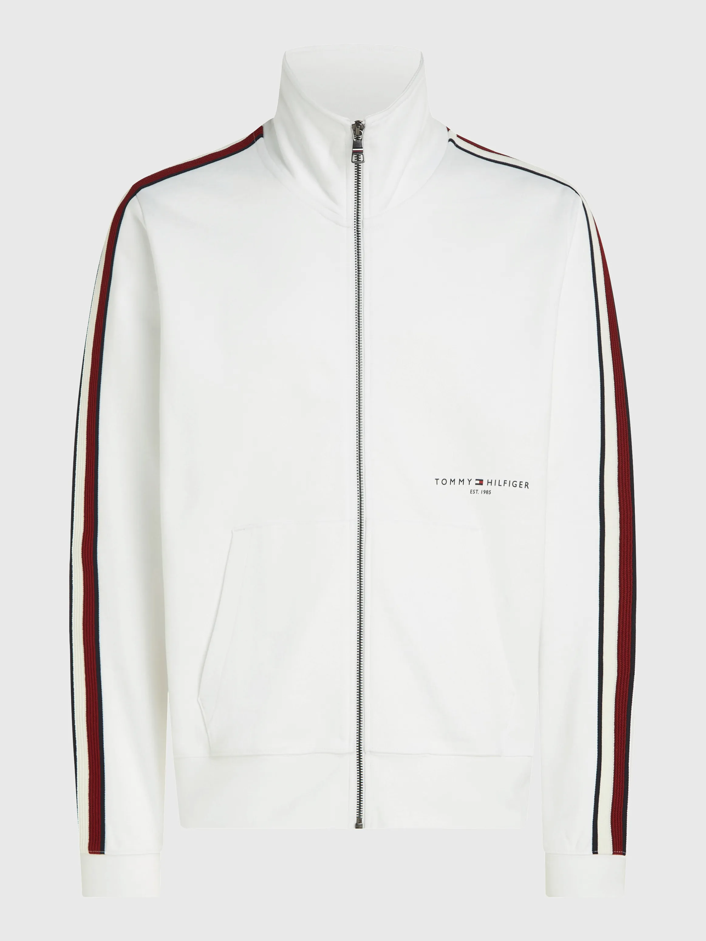 Signature Tape Zip-Thru Sweatshirt | Sweatshirts & Hoodies | Tommy Hilfiger