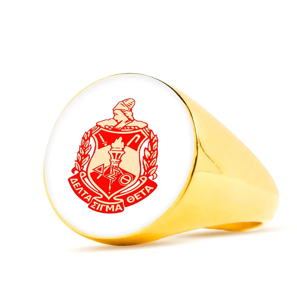 stainless steel delta sigma theta ring