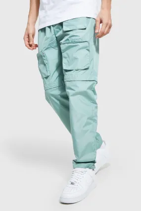 Straight Removable Leg Cargo Trousers