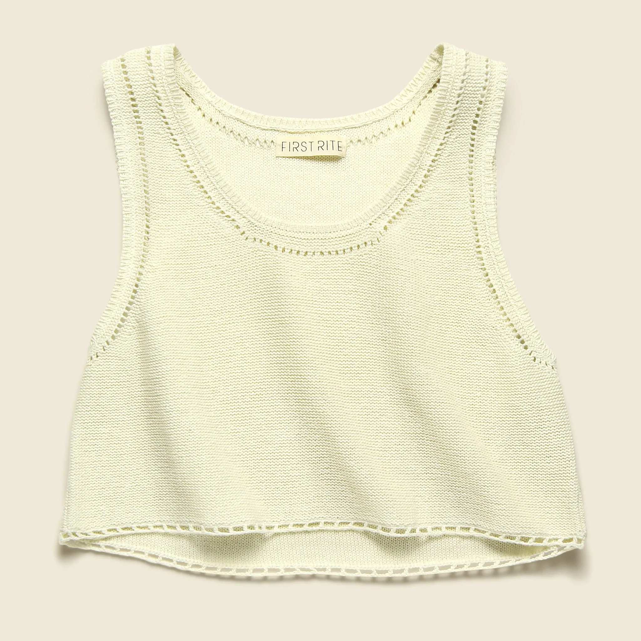 Sweater Tank - Natural