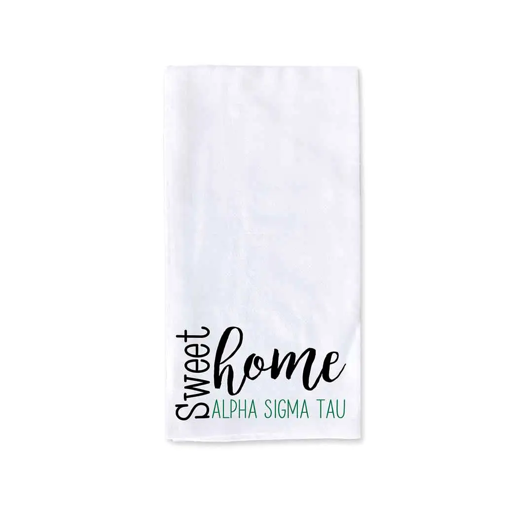 Sweet Home Alpha Sigma Tau Sorority Kitchen Towel