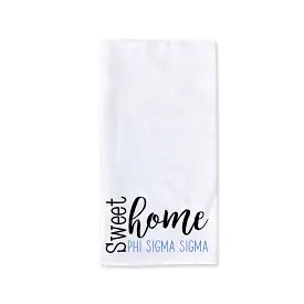 Sweet Home Phi Sigma Sigma Sorority Kitchen Towel