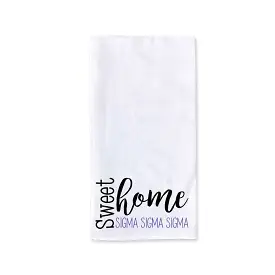 Sweet Home Sigma Sigma Sigma Sorority Kitchen Towel