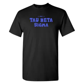 #Tau Beta Sigma T-Shirt, Bubble Print Design