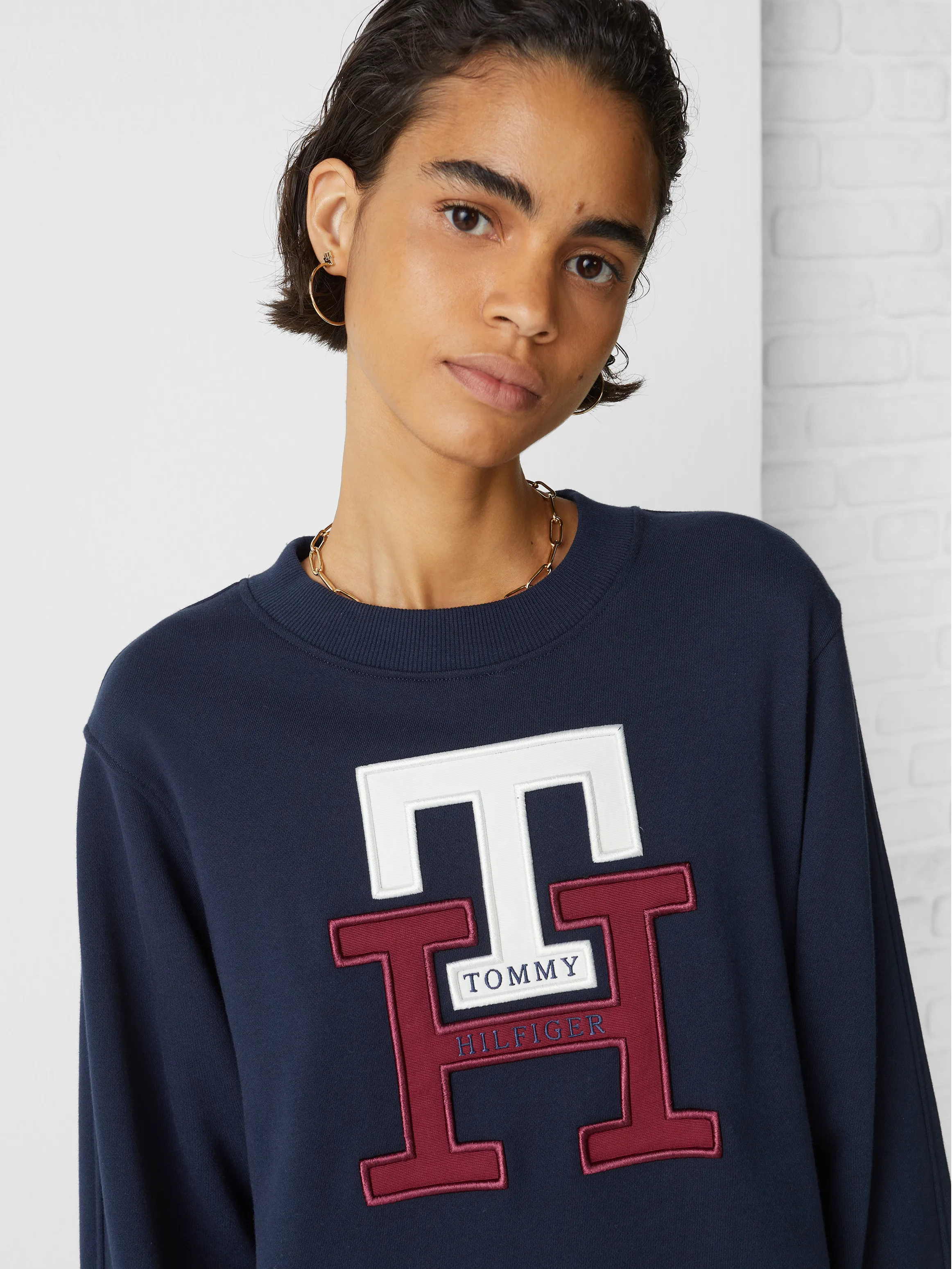 TH Monogram Jumper Dress | Sweatshirts & Hoodies | Tommy Hilfiger