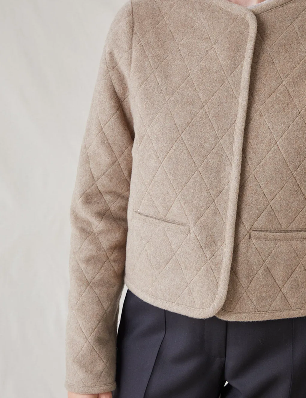 The Cashmere Quilted Jacket