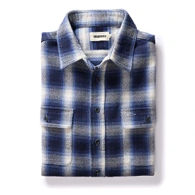 The Ledge Shirt in Blue Sky Plaid