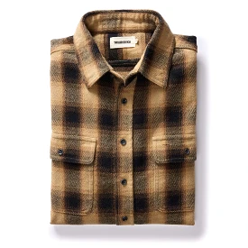 The Ledge Shirt in Brass Plaid