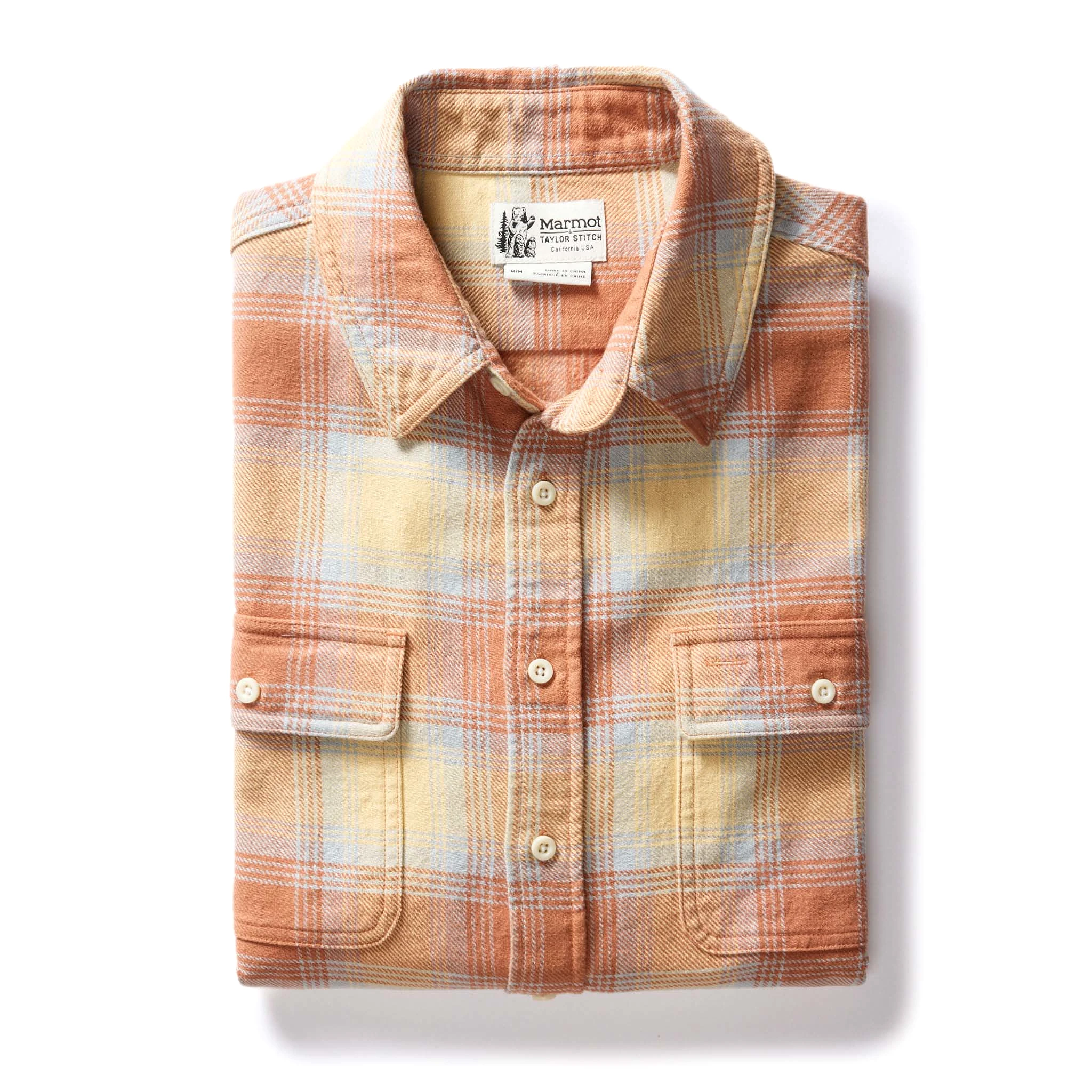 The Ledge Shirt in Sunrise Plaid