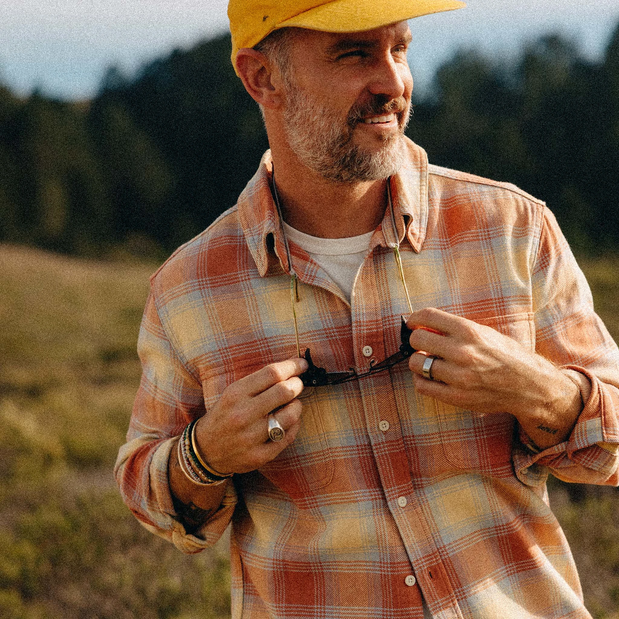 The Ledge Shirt in Sunrise Plaid