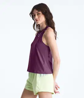 'The North Face' Women's Dune Sky Standard Tank - Black Currant Purple