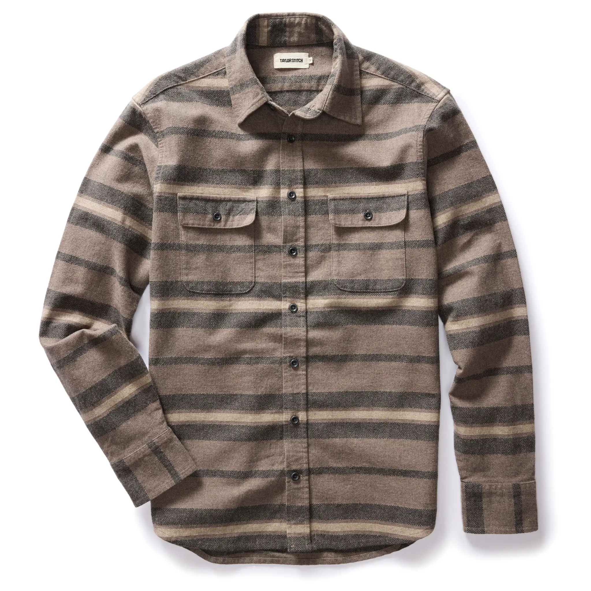 The Yosemite Shirt in Graystone Heather Stripe