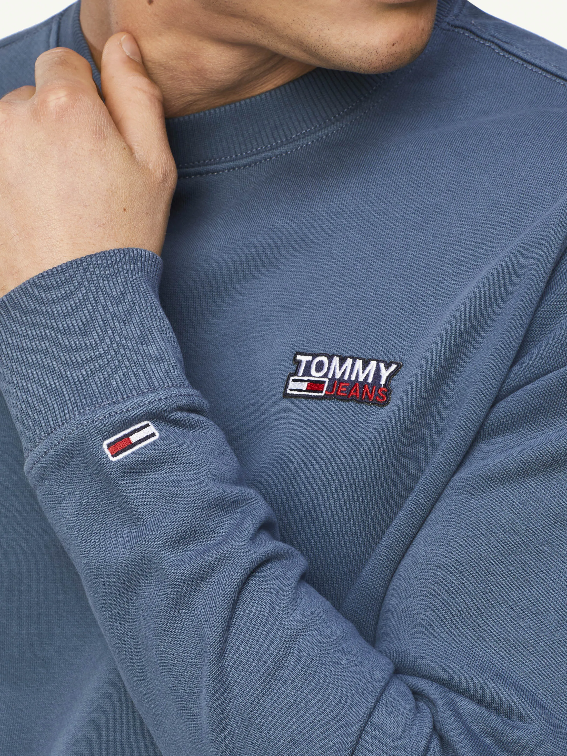 Washed Coporate Logo Crew | Sweatshirts & Hoodies | Tommy Hilfiger