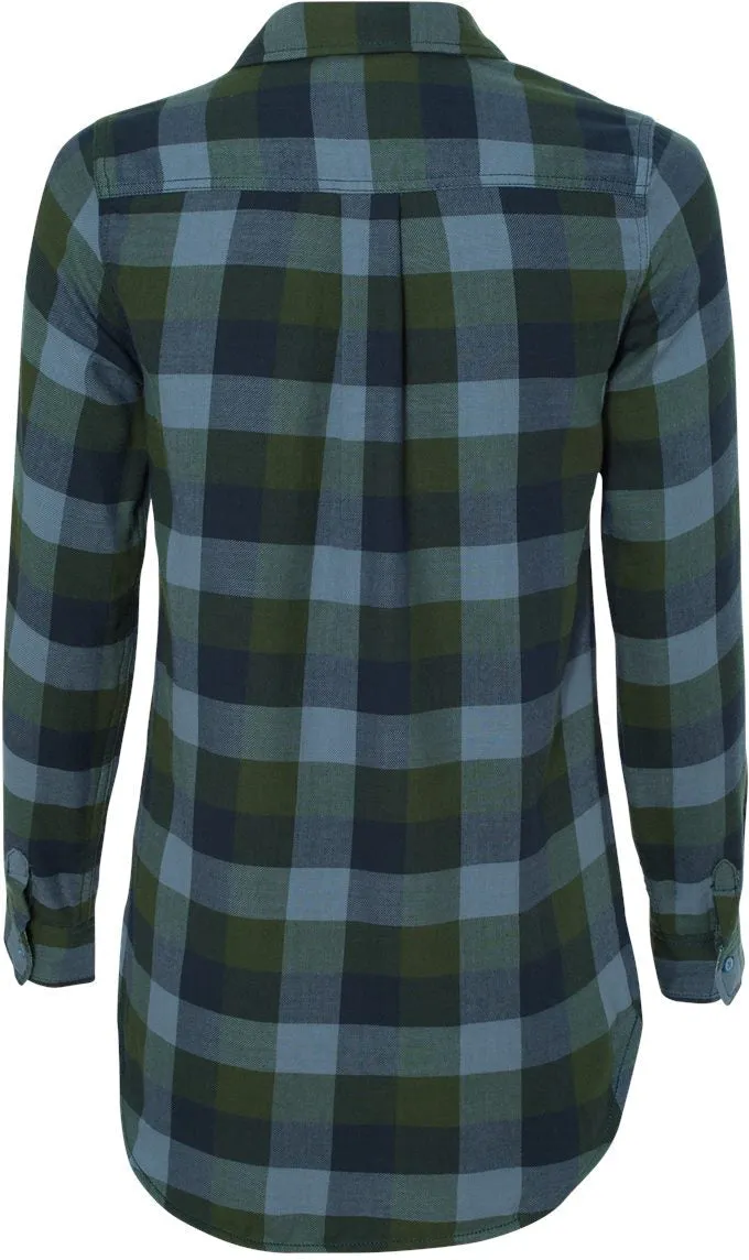 Weatherproof Ladies Vintage Brushed Flannel Long Sleeve Shirt