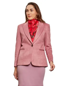 Women Coat Pink Color