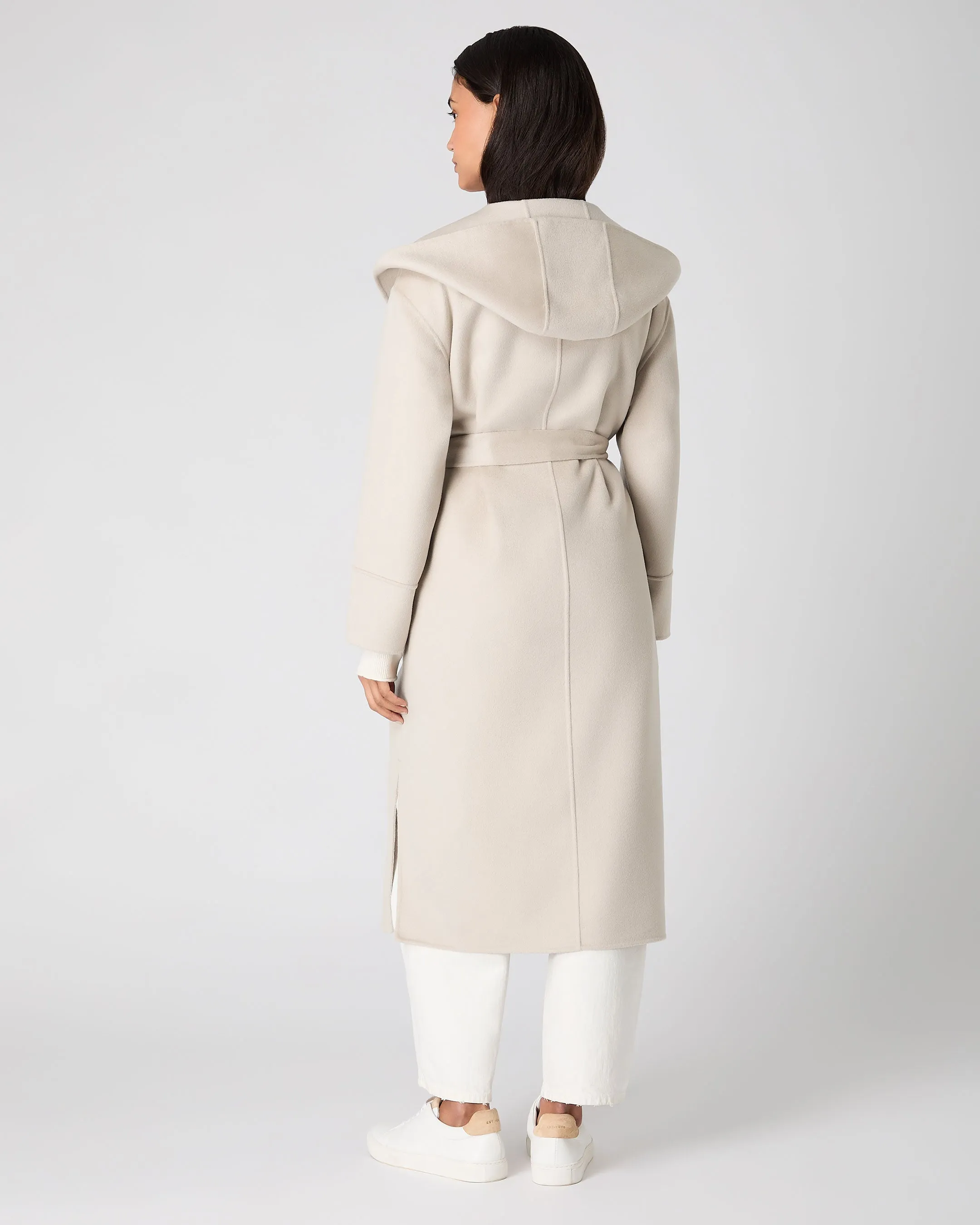 Women's Cashmere Robe Coat Cream