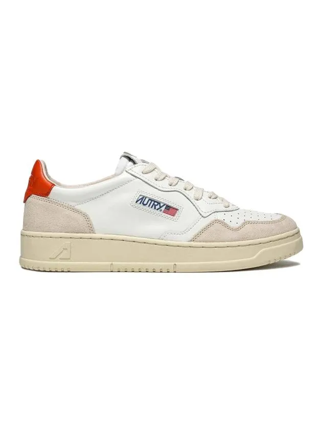 Women's Medalist Low Top Sneakers White Orange