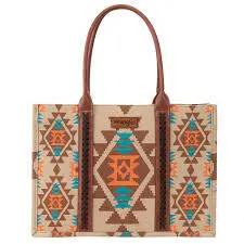 Wrangler Tote in Tan - Montana West