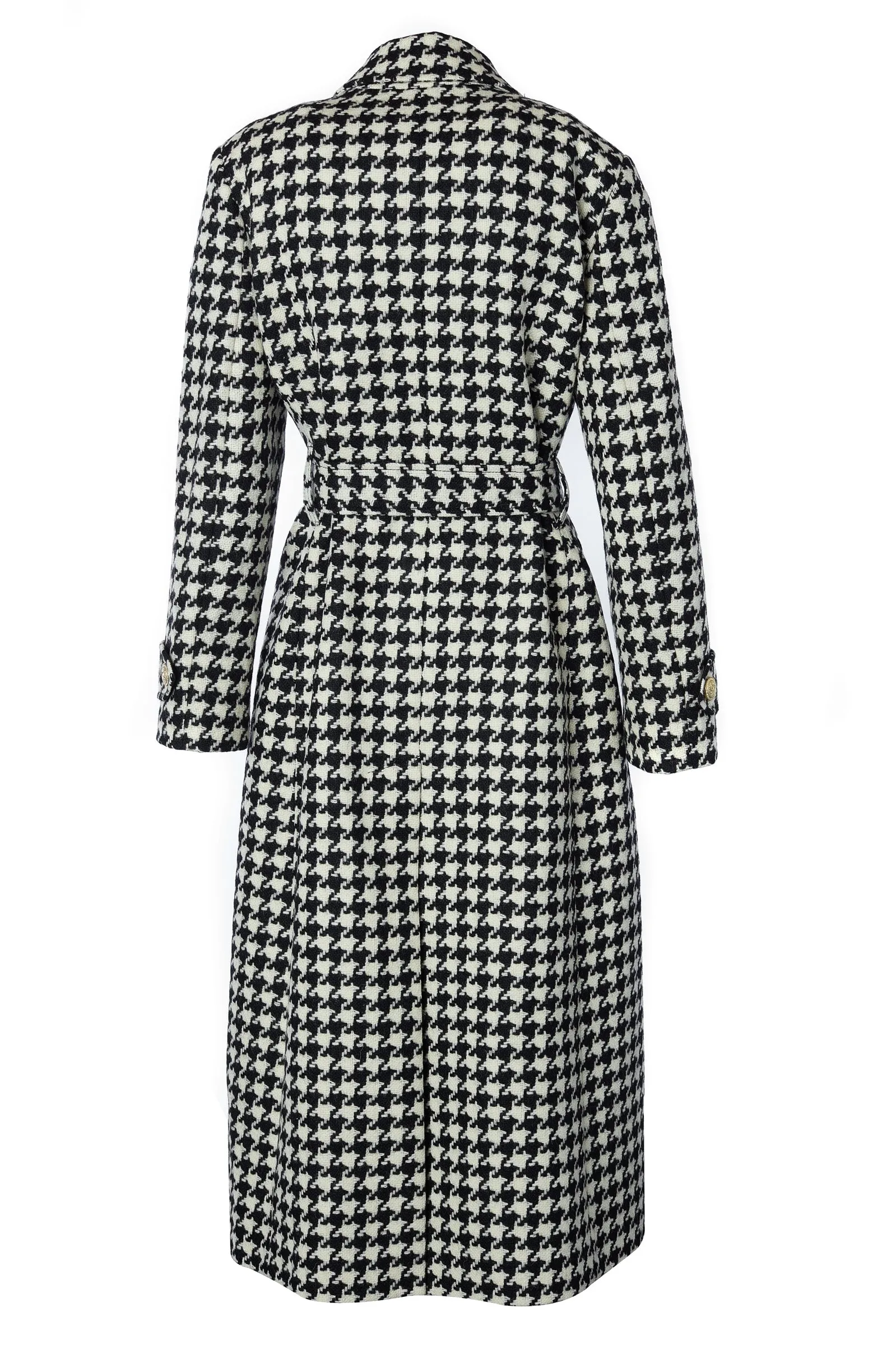 Wrap Coat (Large Scale Houndstooth)